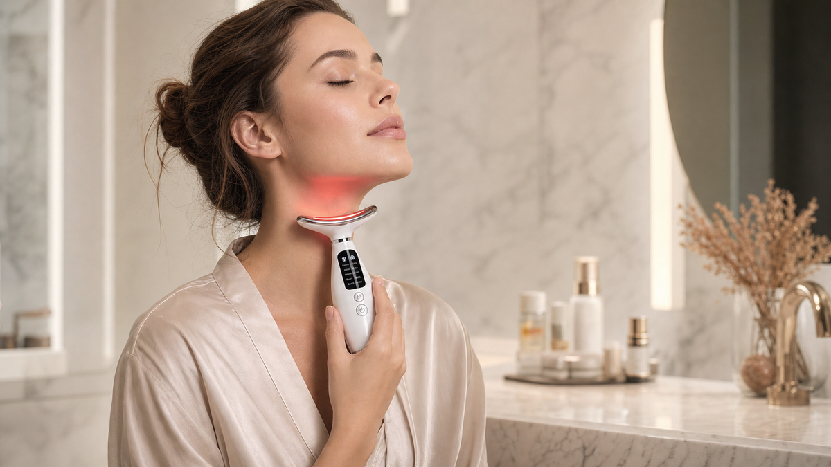 Dispositivo LED facial y cuello Tienda Kharoubi